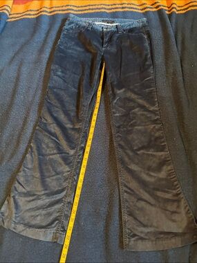 Theory Royal Blue Pants with Black Stitching